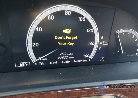 2013 Mercedes-Benz S 550 4Matic z USA, uszkodzony, nr VIN WDDNG9EB4DA526668